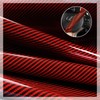 Car Steering Wheel Cover Set Bright Carbon Fiber Wrap Non-Slip