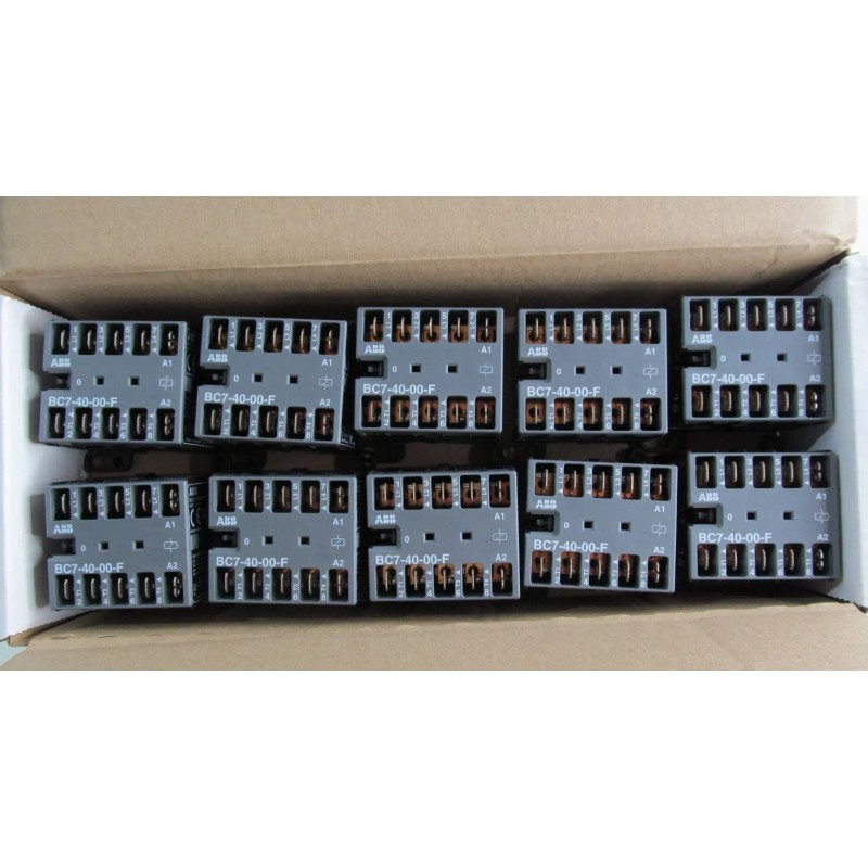 ABB NEW ABB 60947-4-1 MINI CONTACTOR BC7-40-00-F-01 24V DC 4-POLE