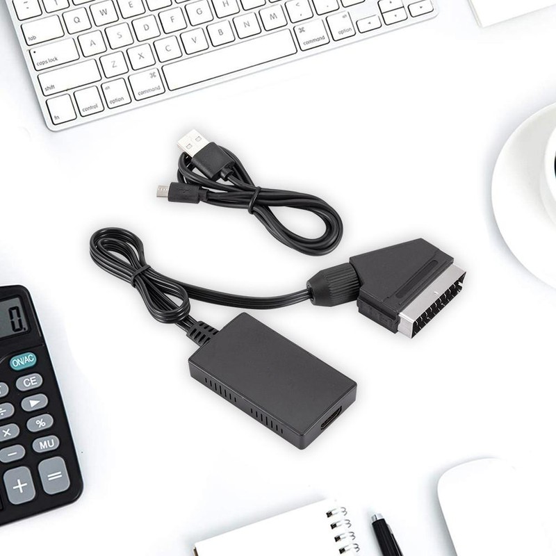 Scart to Compatible for High Definition Multimedia Interface Adapter Converter