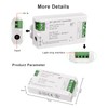 TUNICHX UL 2.4G RF LED CCT Controller Dual White Remote