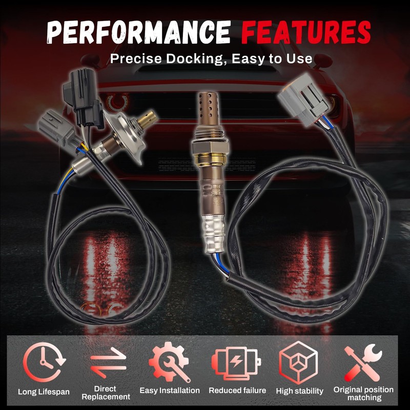 XDTIME 2Pcs 234-5012 234-4044 O2 Oxygen Sensor Upstream & Downstream