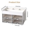 Desk Organiser with 4 Compartments and 4 Drawers - Multifunctional