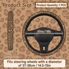 Leopard Print Car Accessories, Fashionable Steering Wheel Cover, Universal Fit