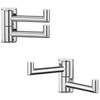 APLusee Swivel Towel Hook Polished Chrome 2 Pack, 304 Stainless