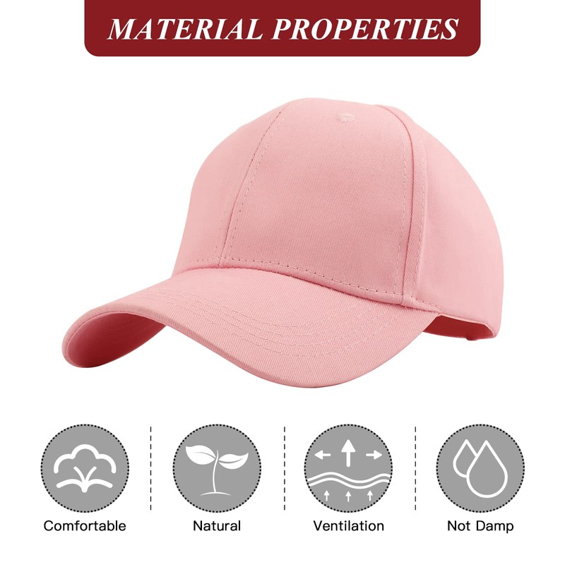 Baynetin Women's Ponytail Cap Baseball Cap Unisex Adjustable High Messy