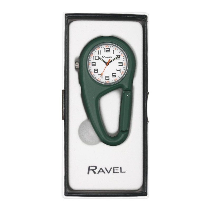 Ravel Belt Clip Carabiner Quartz Watch - Analogue Quartz -