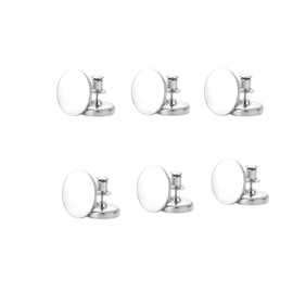 6 Pairs Magnetic Curtain Closure,Curtain Weights Magnets Clips,Clips for Indoor Outdoor Curtains Prevent Light Leaking,Curtain Weights Magnets for Pergola Patio Gazebo Cabana (Large 0.98 Inch)