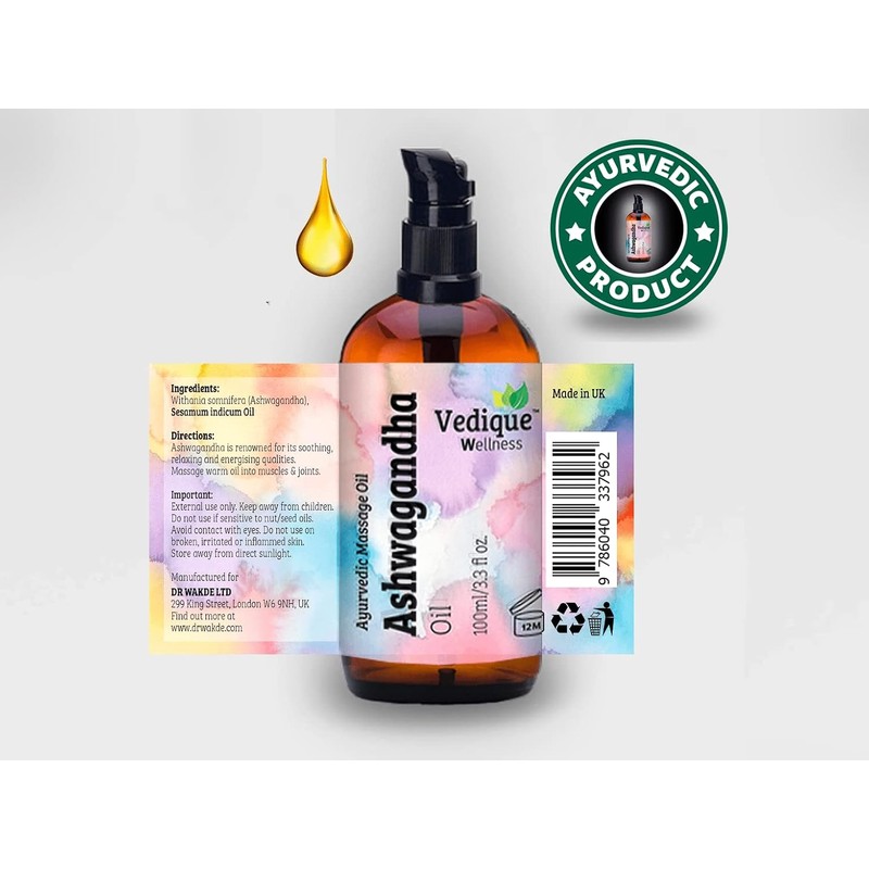 Ashwagandha oil by DR WAKDE's Natural Health Care, London