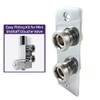 Easy Fixing Plate Bracket for Mini Douche Shattaf Thermostatic Shower