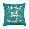 Eine Hammer Informatikerin Für Frauen geschenk informatiker Throw Pillow