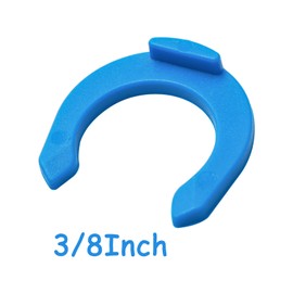 Pxyelec 3/8 -Inch Small Clip RO Water Accessory Tube Quick Connect Lock Clips Clamps Pack of 50