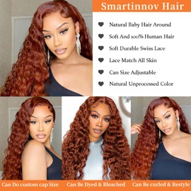 Fulang Hair Light Brown Body Wave Human Hair for Women 13×4 Body Wave HD Lace Front Wigs for Black Women Glueless Wigs Pre Plucked With Baby Hair