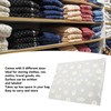30PCS Frosted Slide Zip Plastic Bags Daisy Pattern Reusable Lightweight