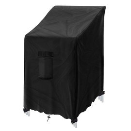 GARPROVM Garden Chair Covers 1PC, Waterproof 600D Oxford Fabric Garden Furniture Covers, Stackable Outdoor Chairs Covers, Anti-UV, Patio Chair Covers for Stackable Chairs 64 * 85 * 120/85cm