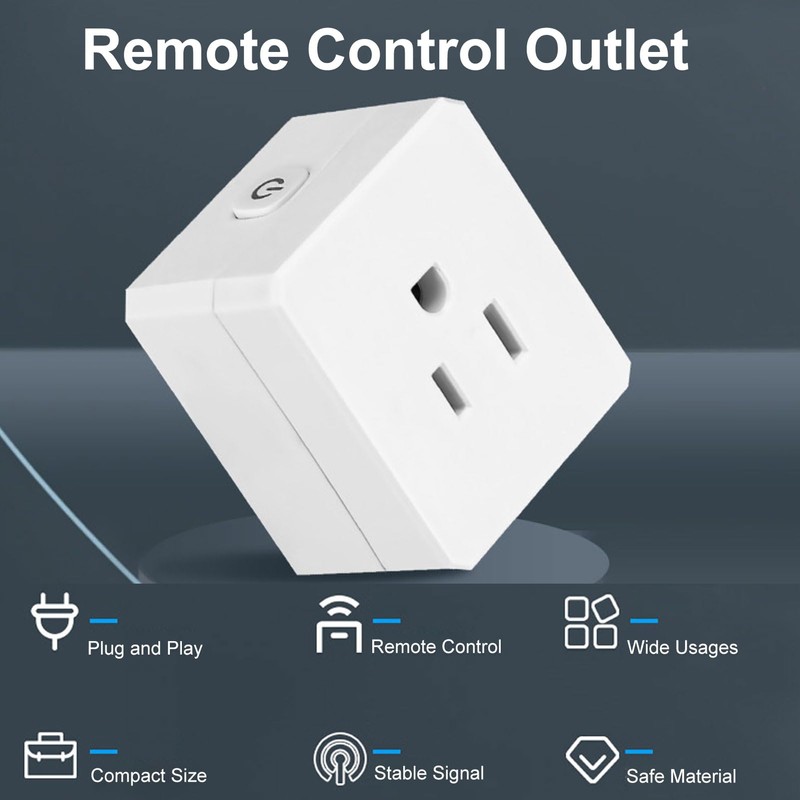 Remote Control Outlet, Electrical Light Switch, Plug in Wall Plug
