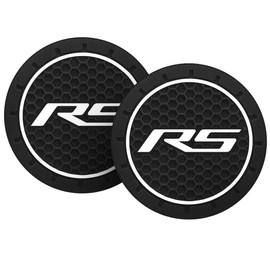 2PCS 2.75 Inch Car Cup Holder Compatible with Camaro Equinox Cruze Malibu Trax RS Cars Accessories Car Cup Holder Coasters for Car Interior Accessories (RS-White)