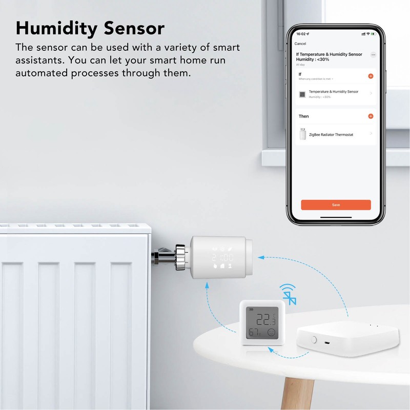 Temperature Sensor Humidity Tester Digital Display Remote Control Thermometer DC
