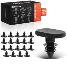 A-Premium 20PCS Nylon Weatherstrip Retainer Clip Fastener Compatible with Honda CR-V 1997-2006, Ridgeline 2006-2014 - For 5mm Hole