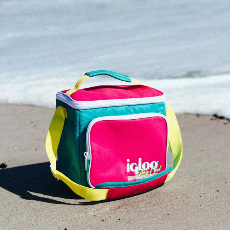 Igloo Retro Neon Ice Chest Carryable Cooler Lunch Bag Insulated