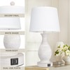 PARTPHONER Table Lamps Set of 2, Bedside Touch Lamp with