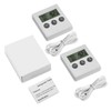 KeeKit Refrigerator Thermometer, 2 Pack Digital Freezer Thermometer, Upgraded Fridge