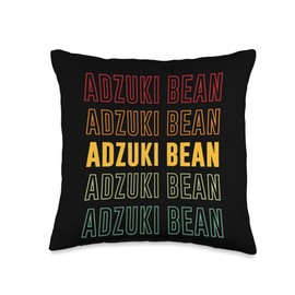 Adzuki Bean Rainbow Throw Pillow