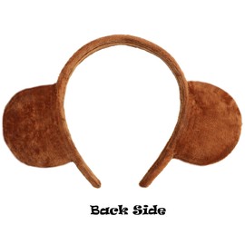 Tequise Monkey Ears Headband and Tail Set- Monkey Costume Accessory kit