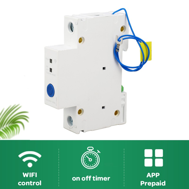 1P Circuit Breaker APP Remote Control DIN Rail Pa66 Intelligent