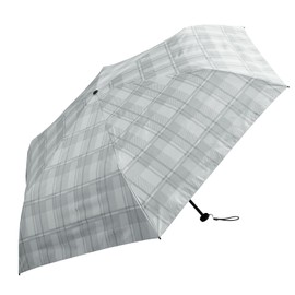 Sugihara 6915 TONICAL Folding Umbrella, Ultra Lightweight, Sun or Rain, 21.7 inches (55 cm), Mini, Black Laminated, Checked, Lightweight, Parasol, Rain Umbrella, UV Protection, Light Blocking, UV