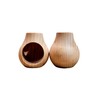 Wooden World 2 Nutcrackers Set Dark Brown and Toadstool Nutcracker
