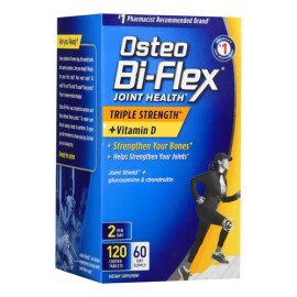 Suplemento em comprimidos Osteo Bi-Flex Triple Strength con vitamina D vitaminas Triple Strength con vitamina D para la salud de las articulaciones, además promueve su bienestar y estabilidad.