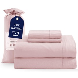 Casa Platino Bedding Sheets and Pillowcases, Pre-Washed Twin Sheet Set, Soft Twin Sheet, Breathable Twin Bed Sheets Set, Hydro-Brushed Microfiber Cooling Twin Sheets, Deep Pockets - Sepia Rose