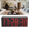6 Digit Jumbo LED Digital Alarm Calendar Snooze Wall Desk