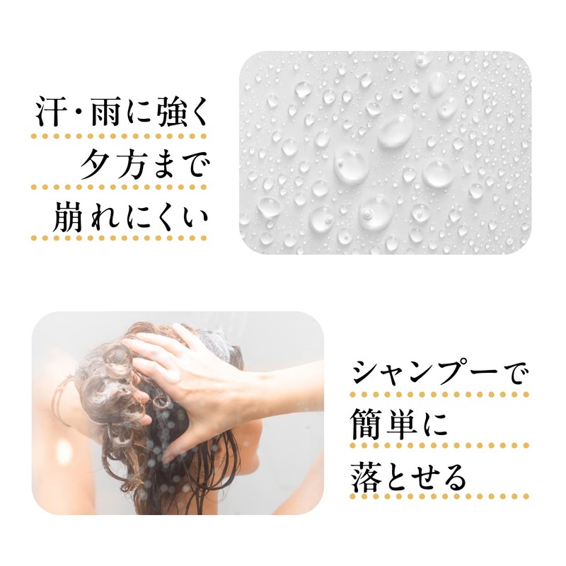 【Syoss】 Hair Concealer, Dark Brown, Conceals Gray Hair, Conceals Thin