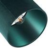 Modern Dark Forest Green Soft Corduroy Fabric Drum Lamp Shade