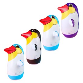 FUNOMOCYA Dorable Tumbler Toy Set 4pcs Penguin Decor Inflatable PVC Toys Educational Tumbler for Boys and Girls Children