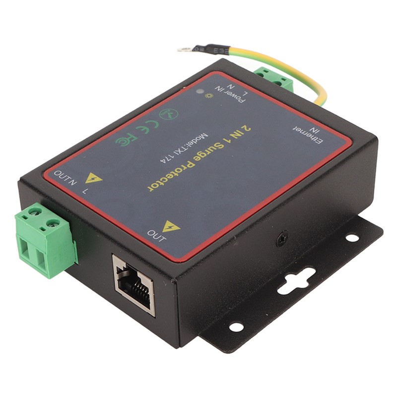 Surge Protector 2 in 1 Network Surge Protector POE Power