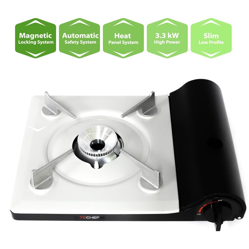 TECHEF - AGNI Portable Butane Gas Stove Burner, Camp Stove,