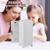 AwObEpl Mini Locker with Lock and Key Rustproof Metal Small