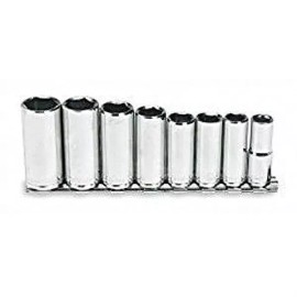Blackhawk by Proto 206-CNB, Metric Combo Socket Set, 8 Pieces, 3/8 in Drive