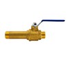 Water Heater Drain Valve Brass 3/4 Inch Full Port Straight