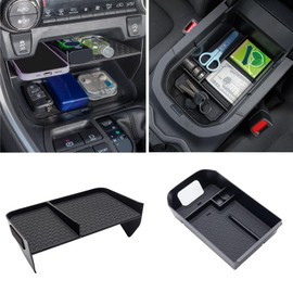 JDMCAR Upgraded Center Console Organizer Compatible with Toyota RAV4 2025 2024 2023 2022 2021 2020 2019 Interior Accessories, Gear Shift Storage Tray Secondary Box Insert Divider - 2pcs