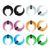Qmcandy 6 Pairs Glass Septum Stretching Kit Set C Shape