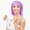 2 Pieces Long Satin Sleep Cap for Curly Hair, Long