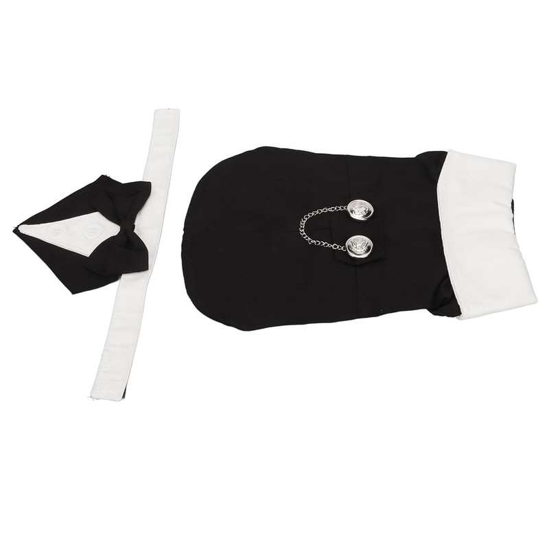 Dog Suit Soft Breathable Fashionable Bow Tie Puppy Costume for