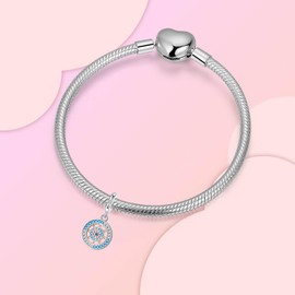 GOINEVA Boat Anchor Charm 925 Sterling Silver Charm Fits Women's Charm Bracelet & Necklace Valentine's Day Mother's Day Jewelry Gifts for Women