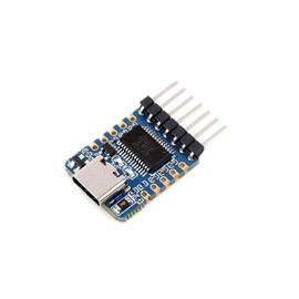 iiunius USB to UART (TTL) Micro Communication Module Onboard FT232RNL Support Win7/8/8.1/10/11/MacOS/Linux/Android 3.3V TTL Serial Converter, USB to TTL Converter, USB-C Port, with Per-Soldered Header