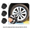 Be In Your Mind 20Pcs Black Wheel Nut Caps Hub
