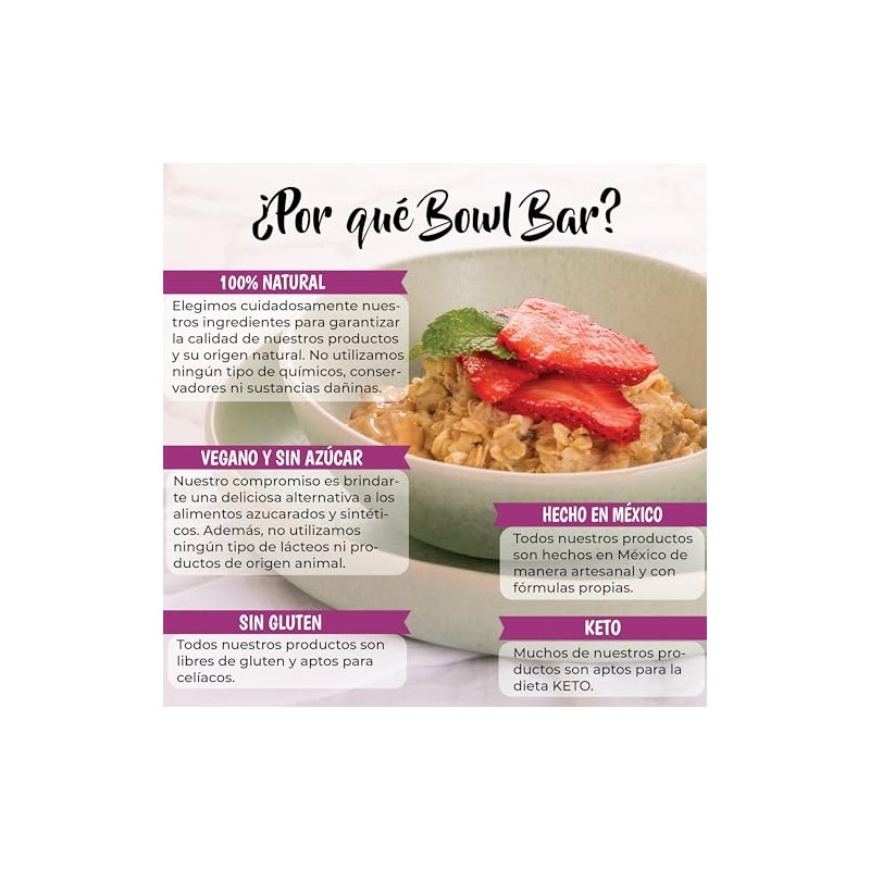BOWL BAR Dtil Enchilado 100 natural, vegano, sin azcar aadida,