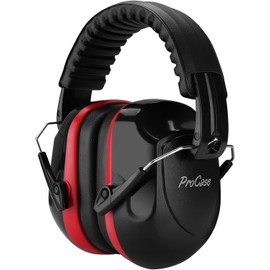 ProCase - Orejeras de reducción de ruido, protección auditiva a prueba de sonido, auriculares con cancelación de ruido NRR 28dB para adul...